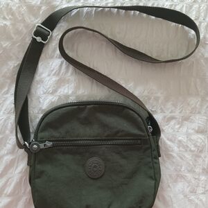 Kipling Dark Green Belt Bag